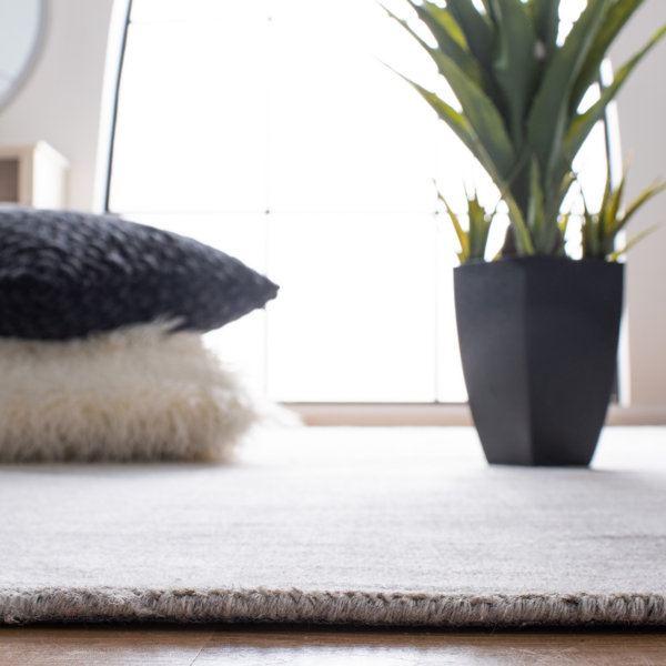 Latitude Run® AbbieLei Handmade Light Gray Rug & Reviews Wayfair